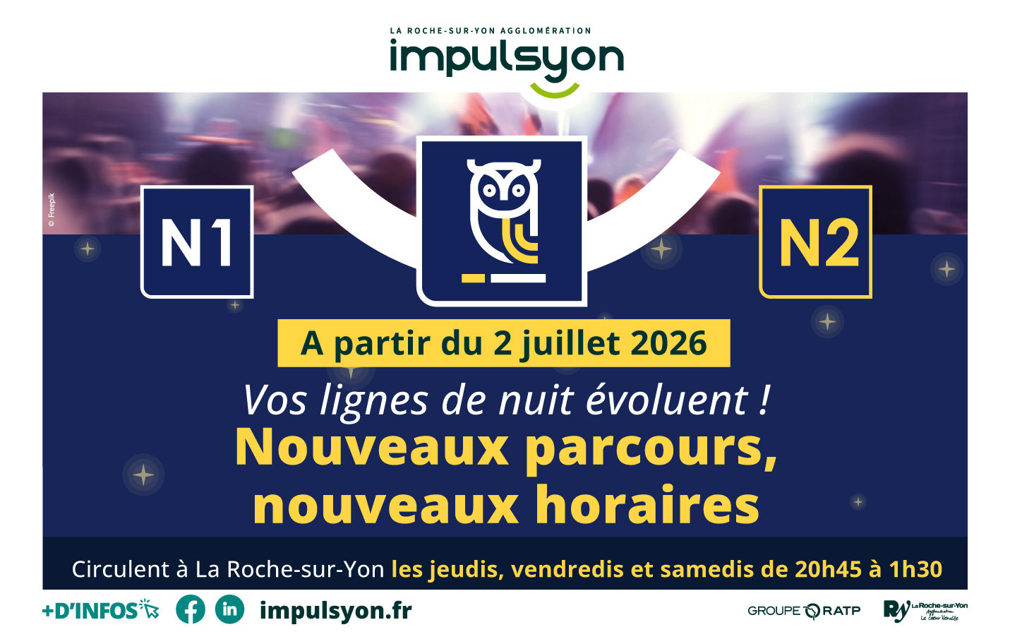info ligne N1/N2
