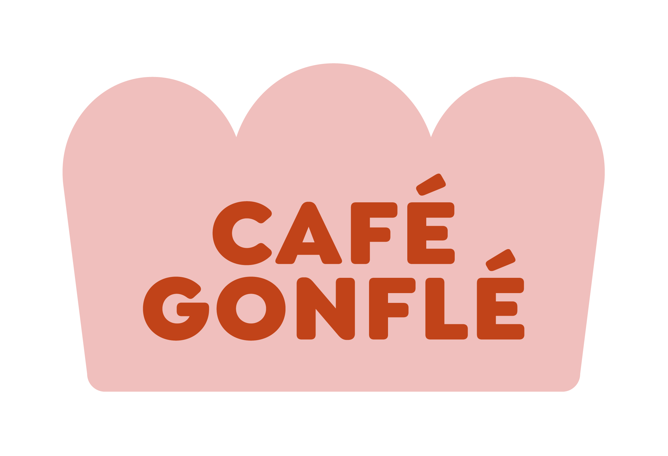 Logo café gonflé