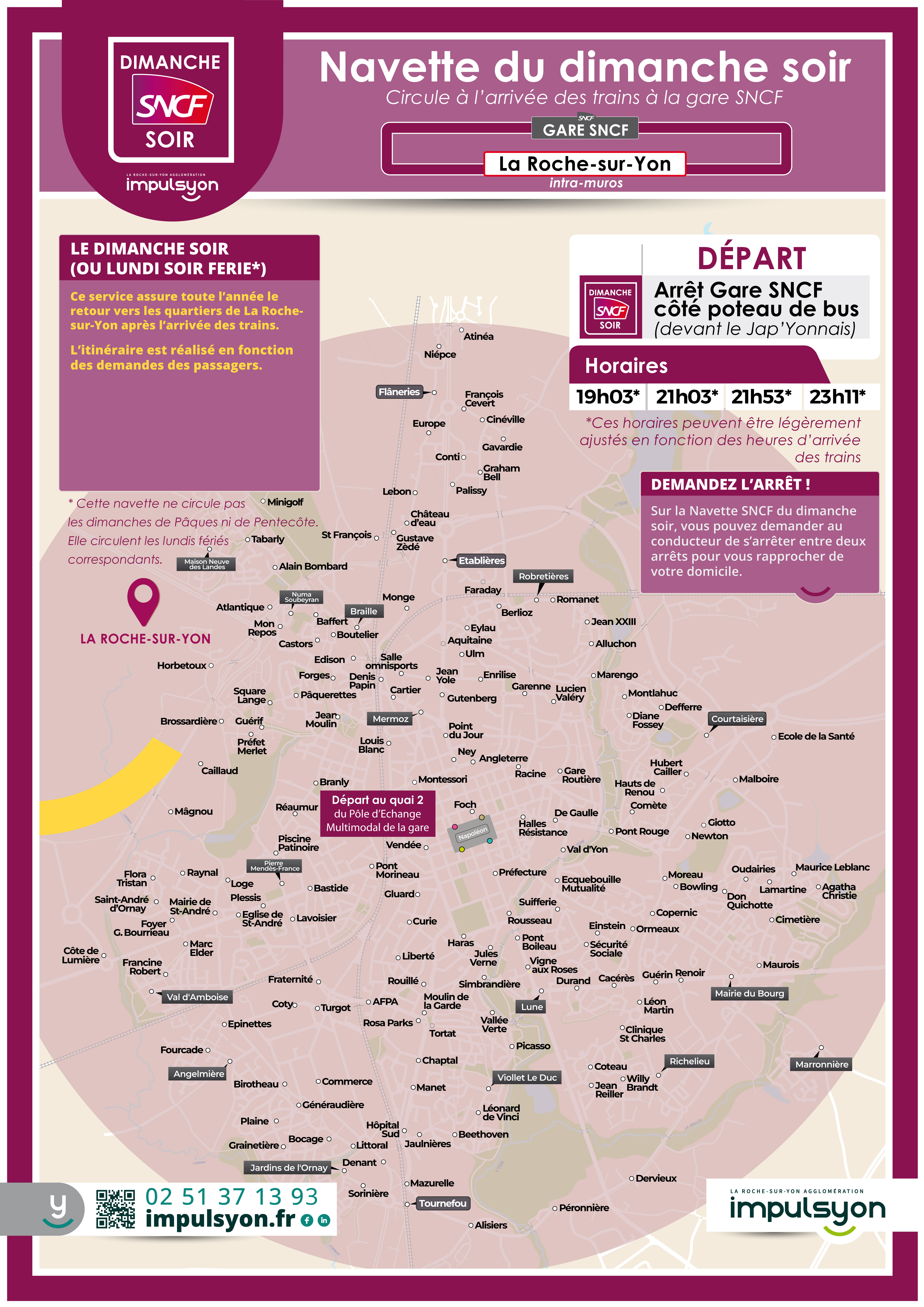 Navette du dimanche soir