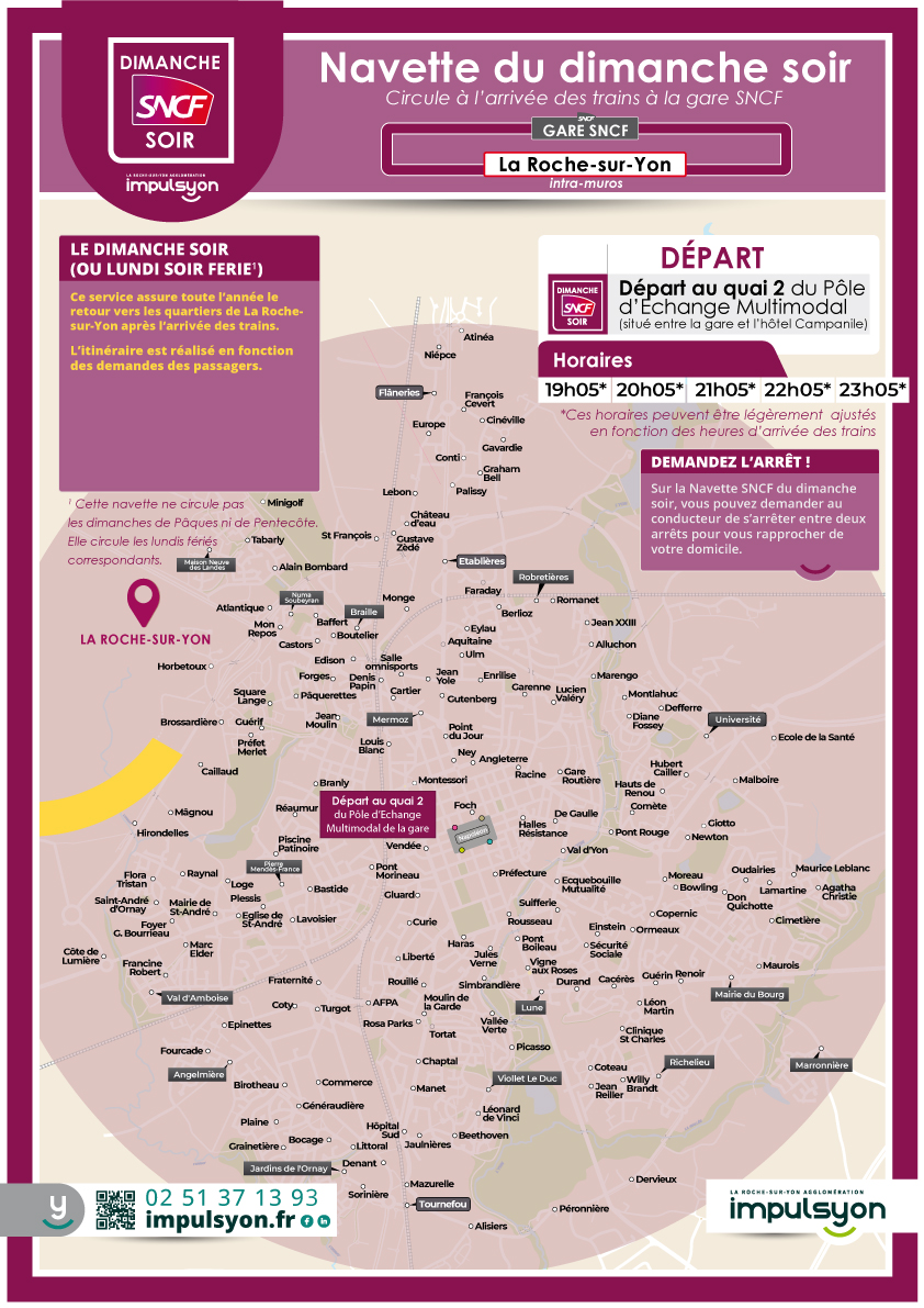 Plan et horaires Gare Dim 09.2026