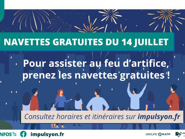 Navette 14 juillet